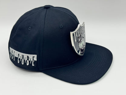 Hustle4D Ice Cube Metal Badge Snapback – Black