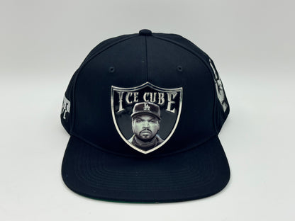 Hustle4D Ice Cube Metal Badge Snapback – Black