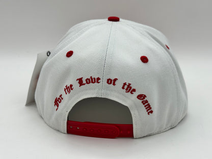 I Love Cap Game – Red/White Two-Tone Snapback by Theitz Capszone