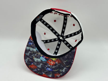 I Love Cap Game – Red/White Two-Tone Snapback by Theitz Capszone