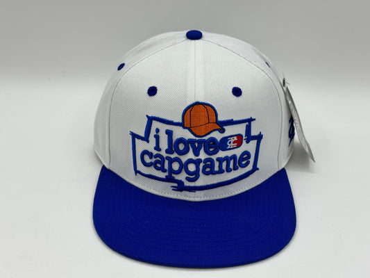 I Love Cap Game – Blue/White Two-Tone Snapback by Theitz Capszone