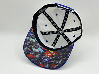 I Love Cap Game – Blue/White Two-Tone Snapback by Theitz Capszone