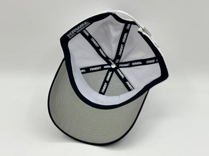 “Talent Over Bullshit” Dad Hat – White/Black by KRWN