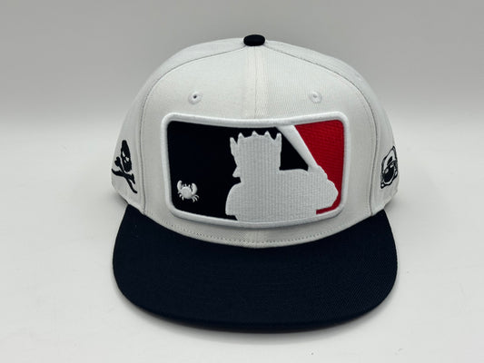 Kill Crab OG White Dome Snapback by KRWN