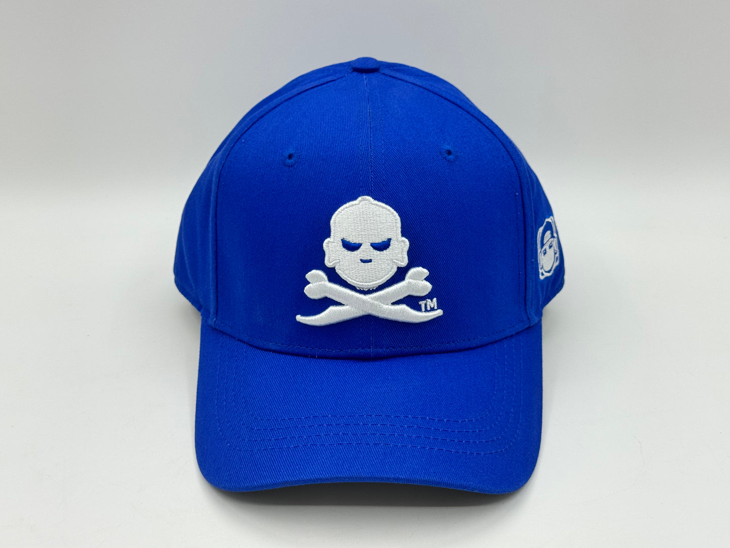 Skull Logo Dad Hat – Royal Blue by KRWN