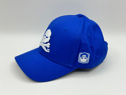 Skull Logo Dad Hat – Royal Blue by KRWN