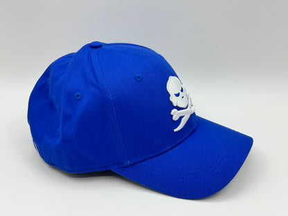 Skull Logo Dad Hat – Royal Blue by KRWN