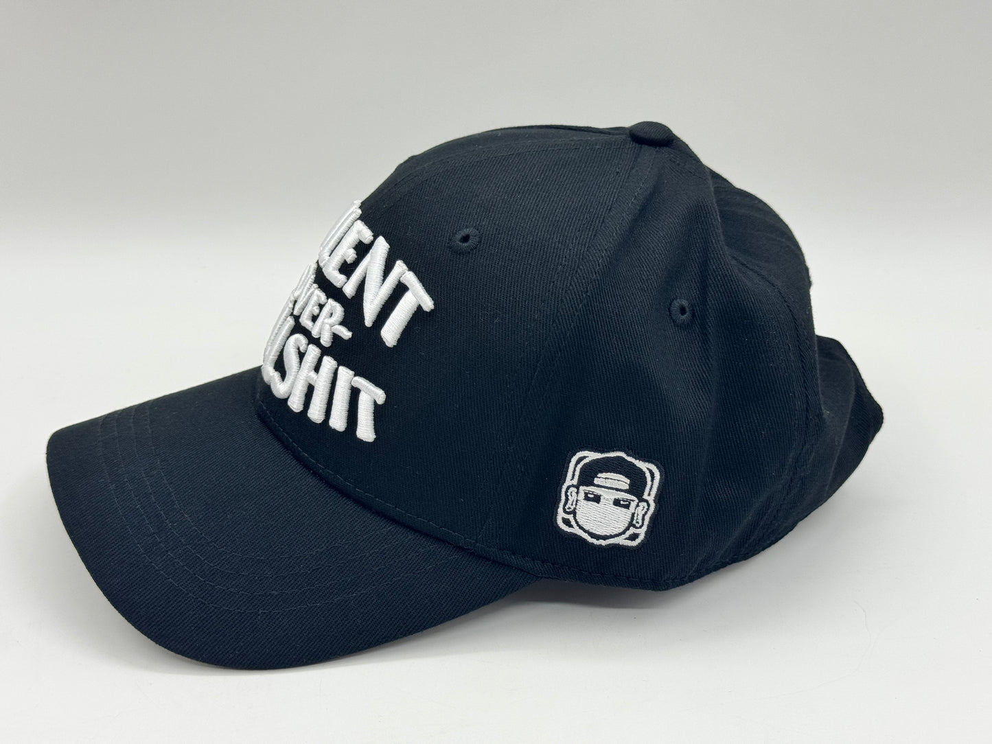 “Talent Over Bullshit” Dad Hat – Black by KRWN