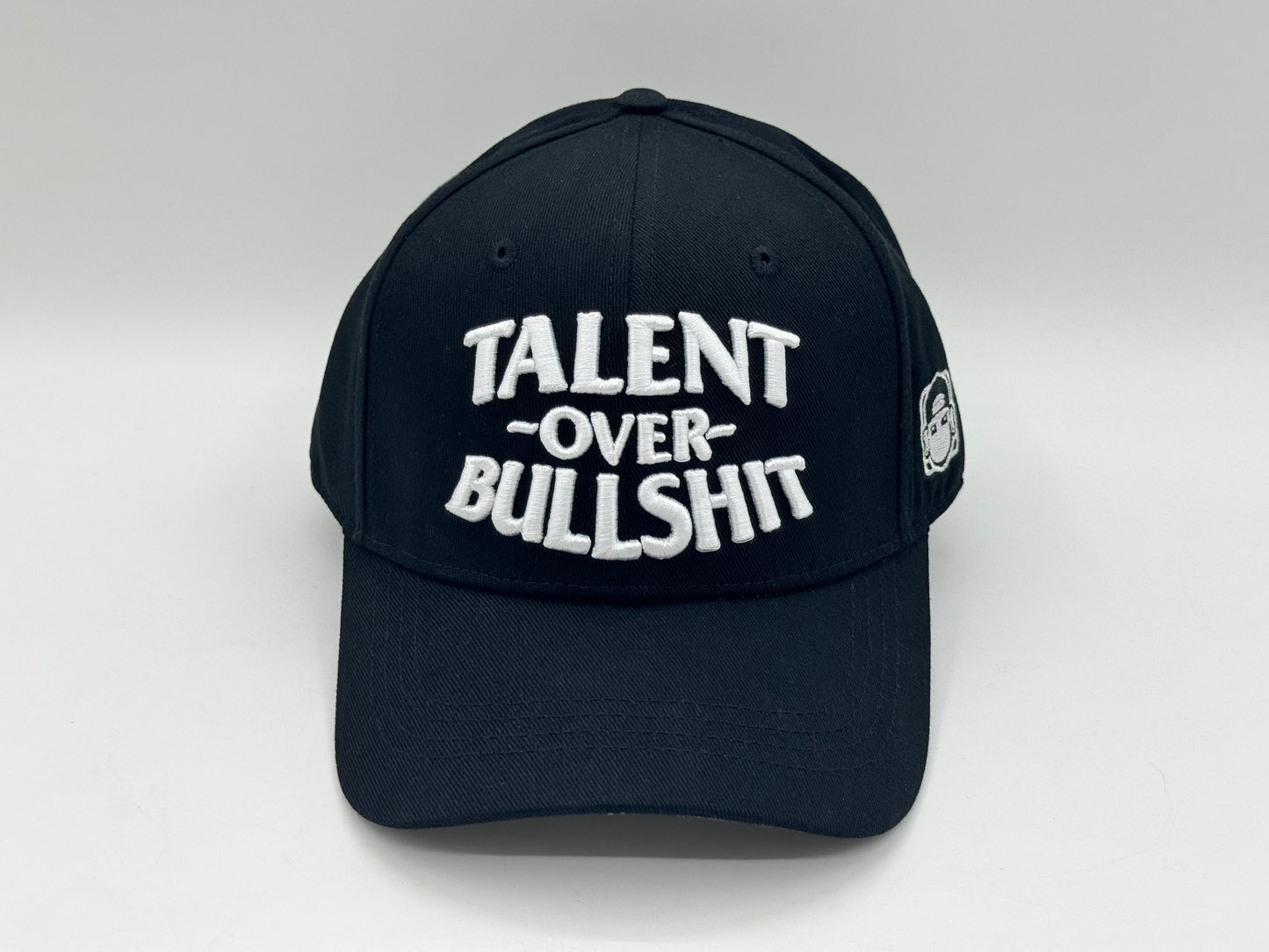 “Talent Over Bullshit” Dad Hat – Black by KRWN
