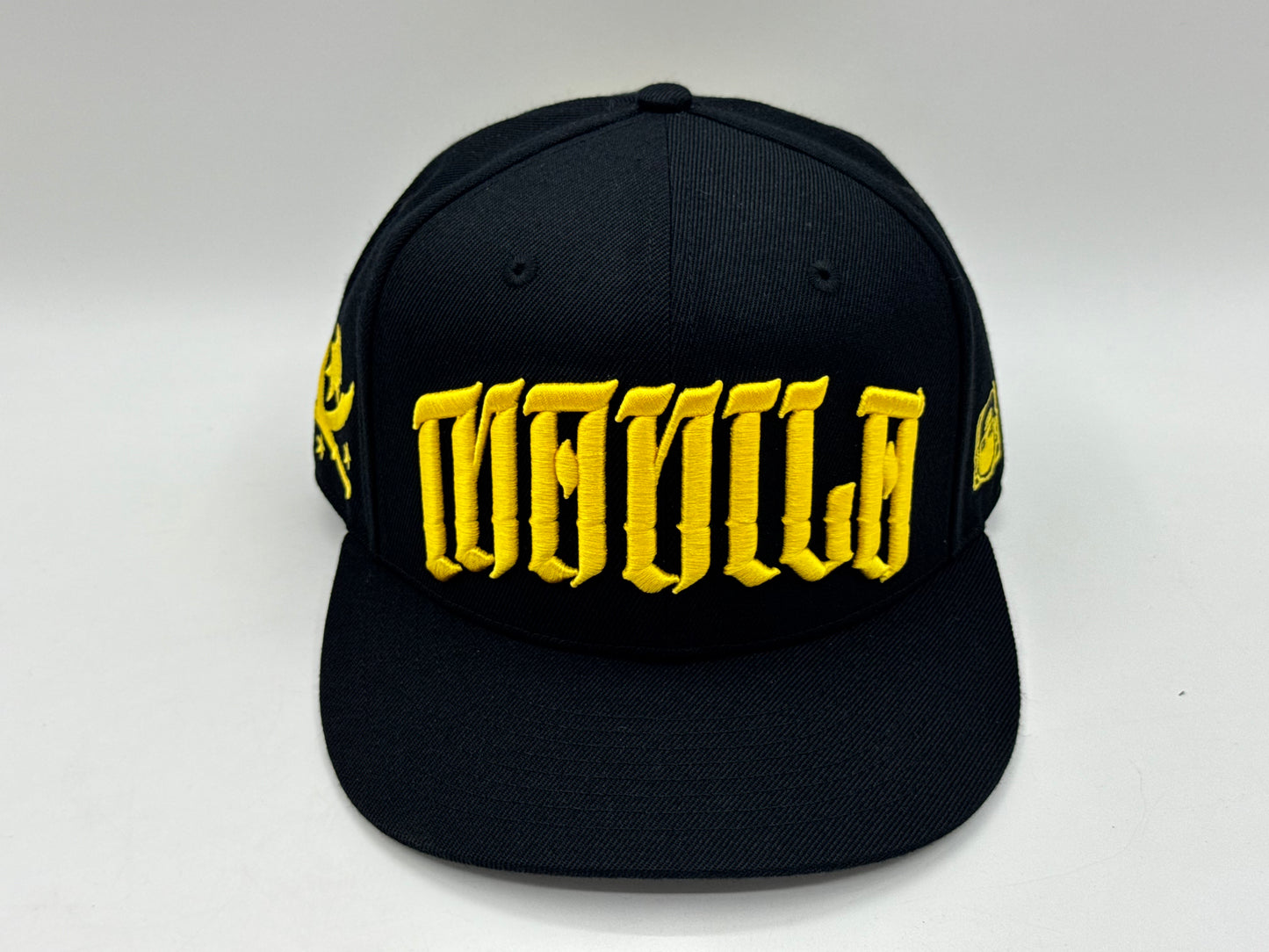 Manila Prime Black/Yellow Gold Snapback by KRWN