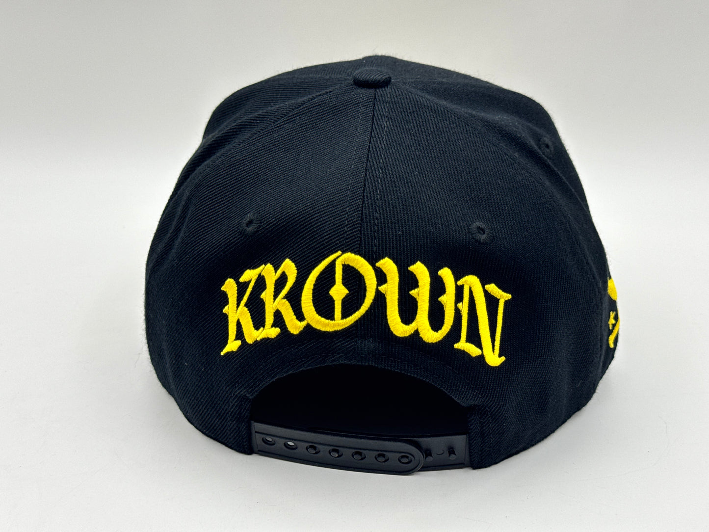 Manila Prime Black/Yellow Gold Snapback by KRWN