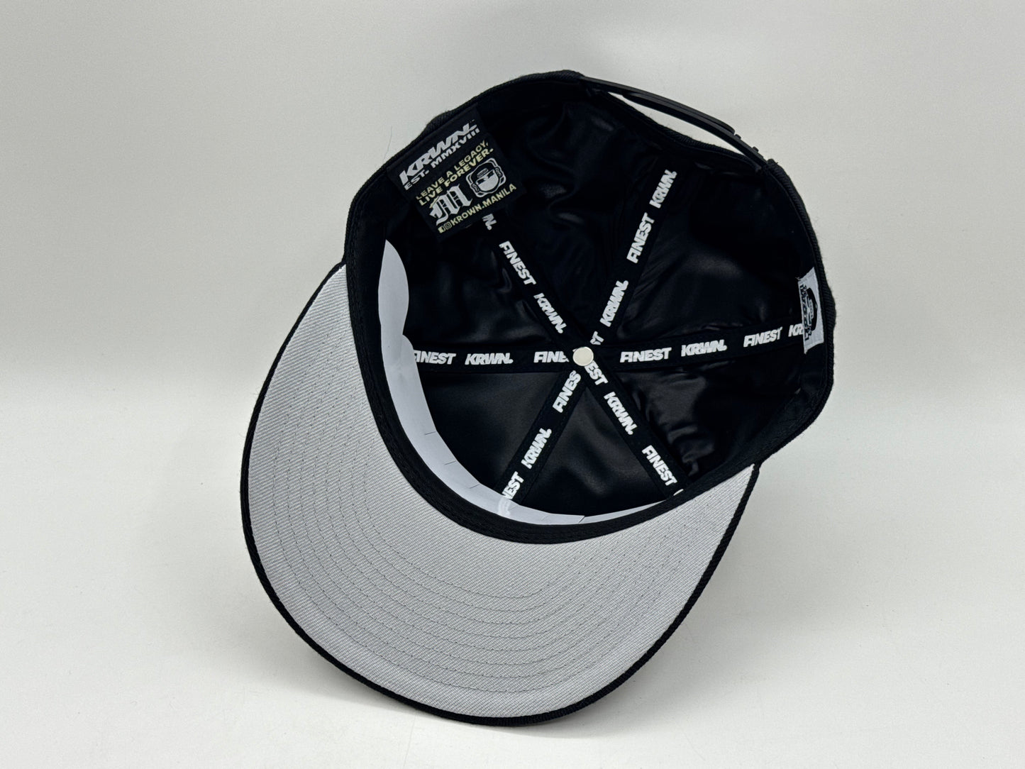 Manila Prime Black/Yellow Gold Snapback by KRWN