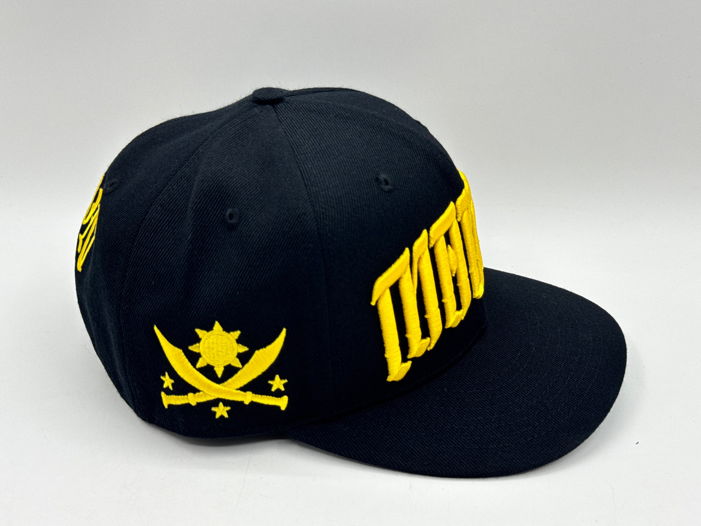 Manila Prime Black/Yellow Gold Snapback by KRWN