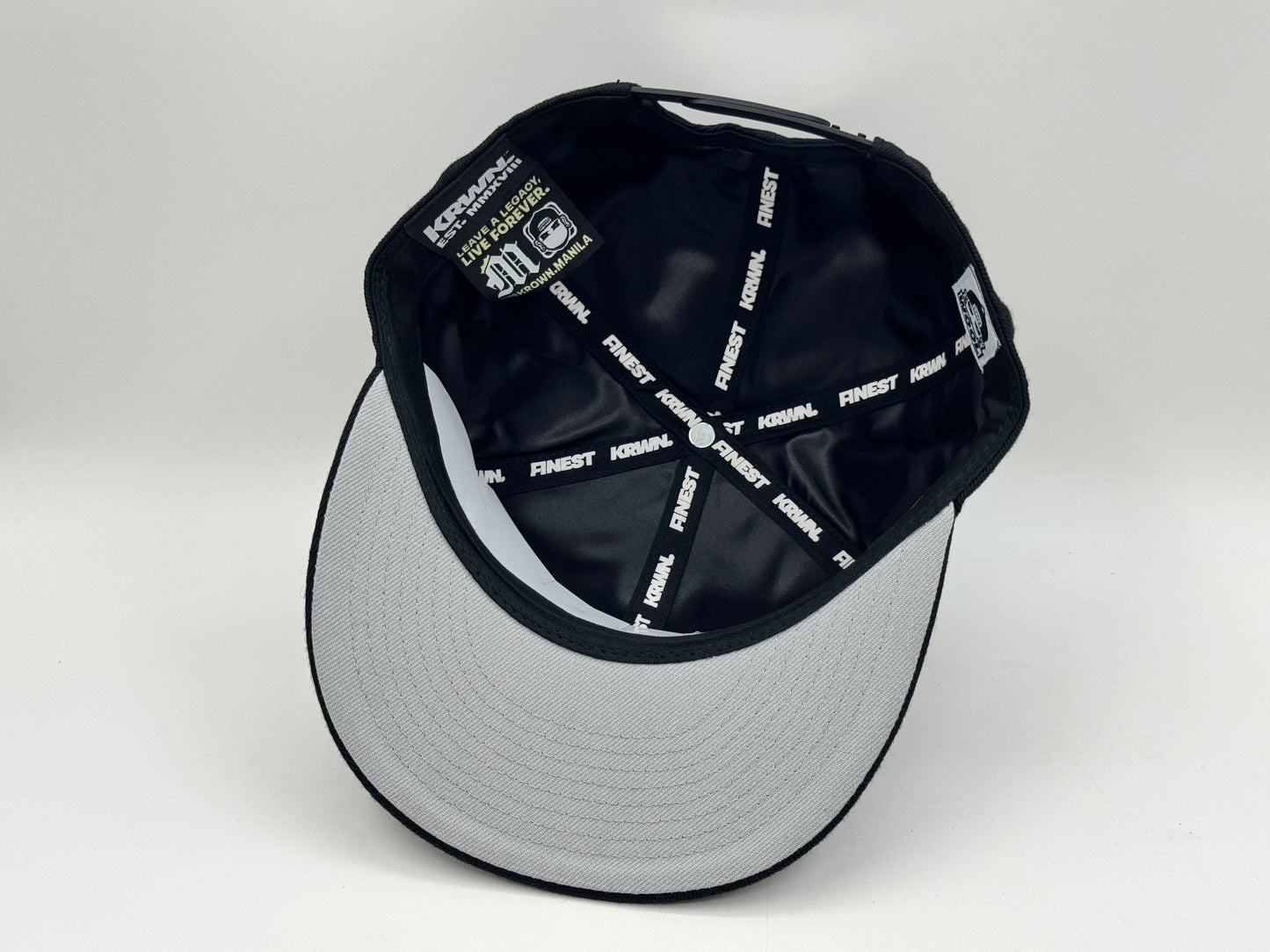 Manila Kings Black/White Snapback by KRWN