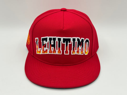 LEHITIMO Flame Snapback – Red by Salakot ni Alas