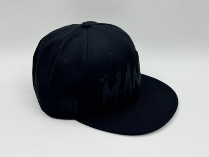 Manila Kings Triple Black Snapback by KRWN