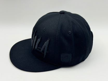 Manila Kings Triple Black Snapback by KRWN