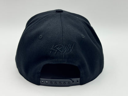 Manila Kings Triple Black Snapback by KRWN