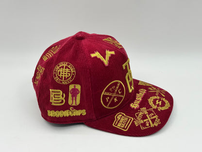 Team Quiet Locals V1 “Maroon” Snapback by PKC