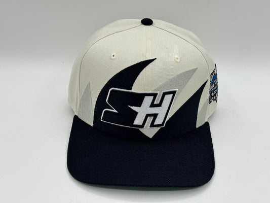 “SH” Dstooth Snapback – Cream/Black by Street Hustler