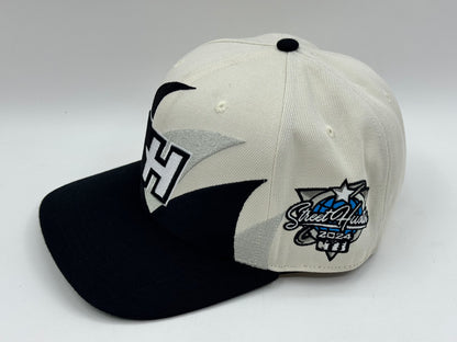 “SH” Dstooth Snapback – Cream/Black by Street Hustler