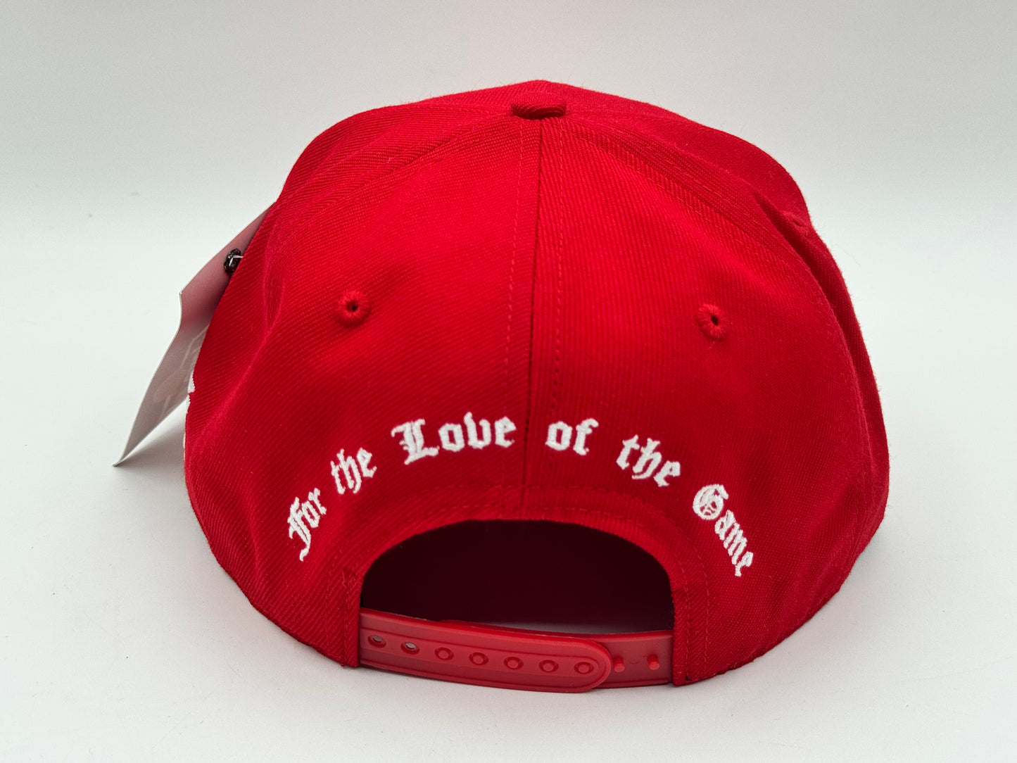 I Love Cap Game – Red Snapback by Theitz Capszone