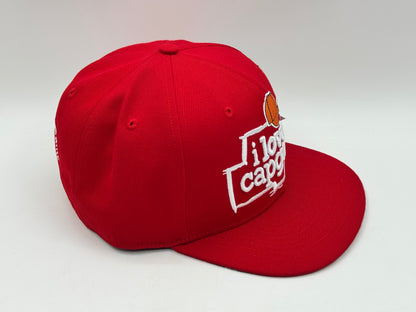 I Love Cap Game – Red Snapback by Theitz Capszone
