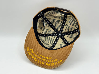 MNL Bible Corduroy Snapback by WIP CAPS x PKC (Deadstock)