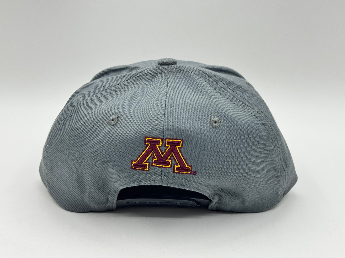 Minnesota “M” Snapback Cap – Grey