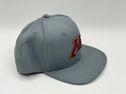 Minnesota “M” Snapback Cap – Grey