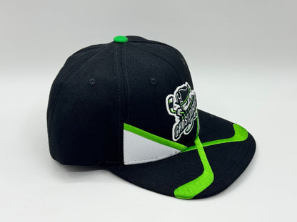 Savannah Ghost Pirates Snapback Cap – Black / Green