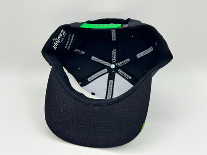 Savannah Ghost Pirates Snapback Cap – Black / Green