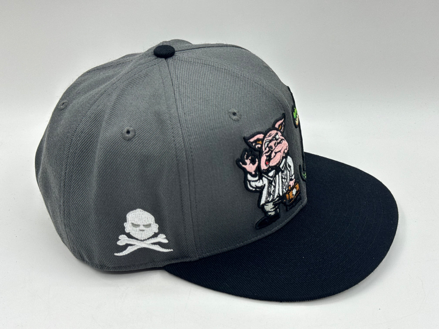 “No to Pig & Crocodile” Snapback Cap – Anti-Corruption Edition by KRWN