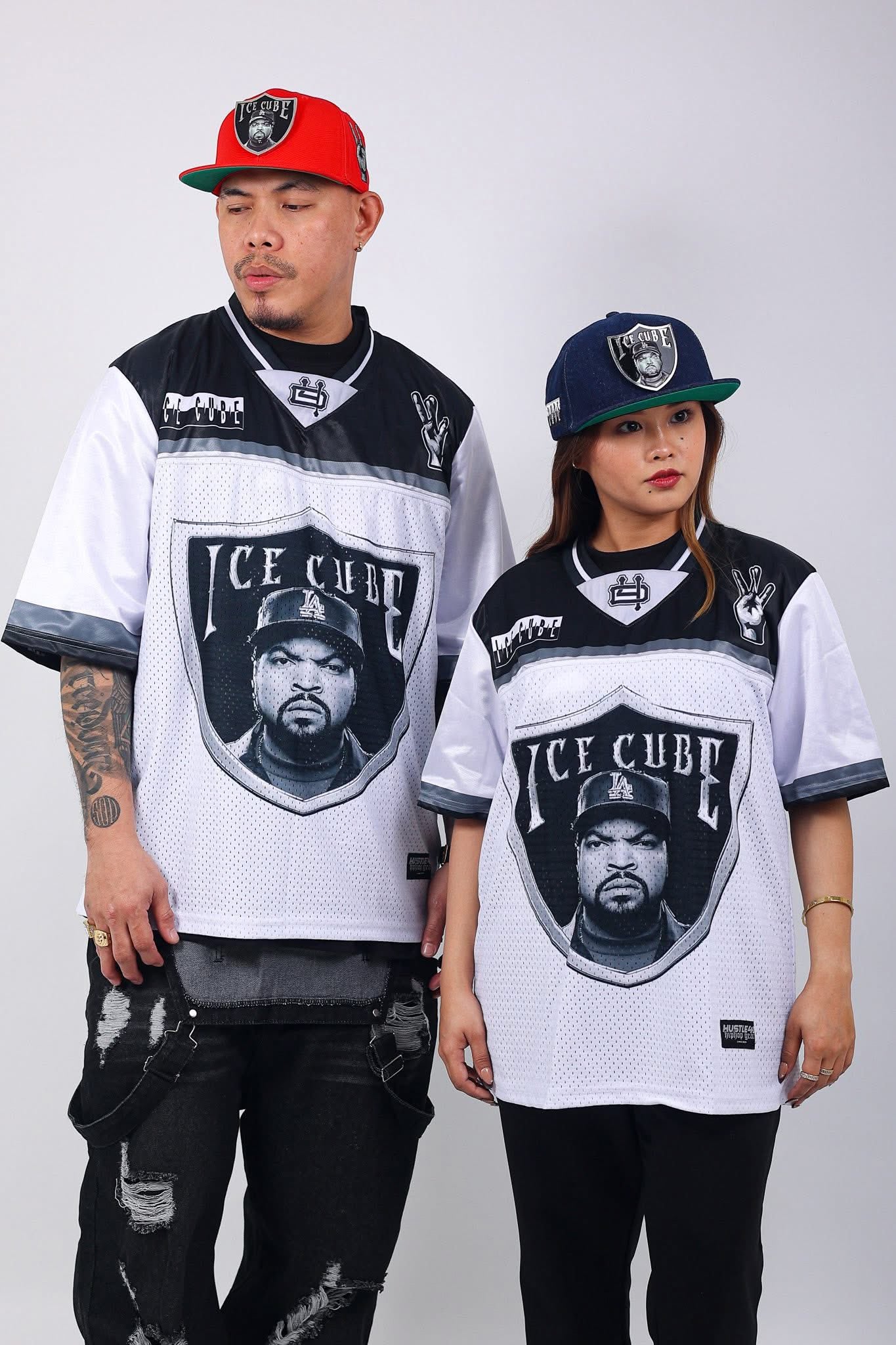 ICE Cube Jersey White/Black by Hustle4D