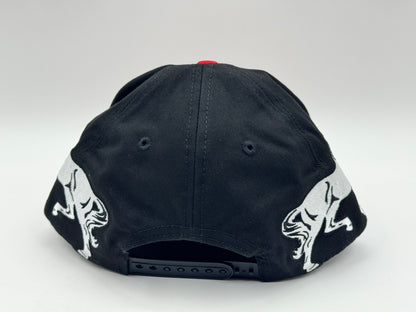 Streetwear Pegasus Snapback Cap – Black / Red