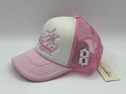 Mueco Mundo Trucker Cap – Pink / White
