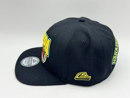 Ayuda Snapback Cap by Capstruck (Black/Orange)