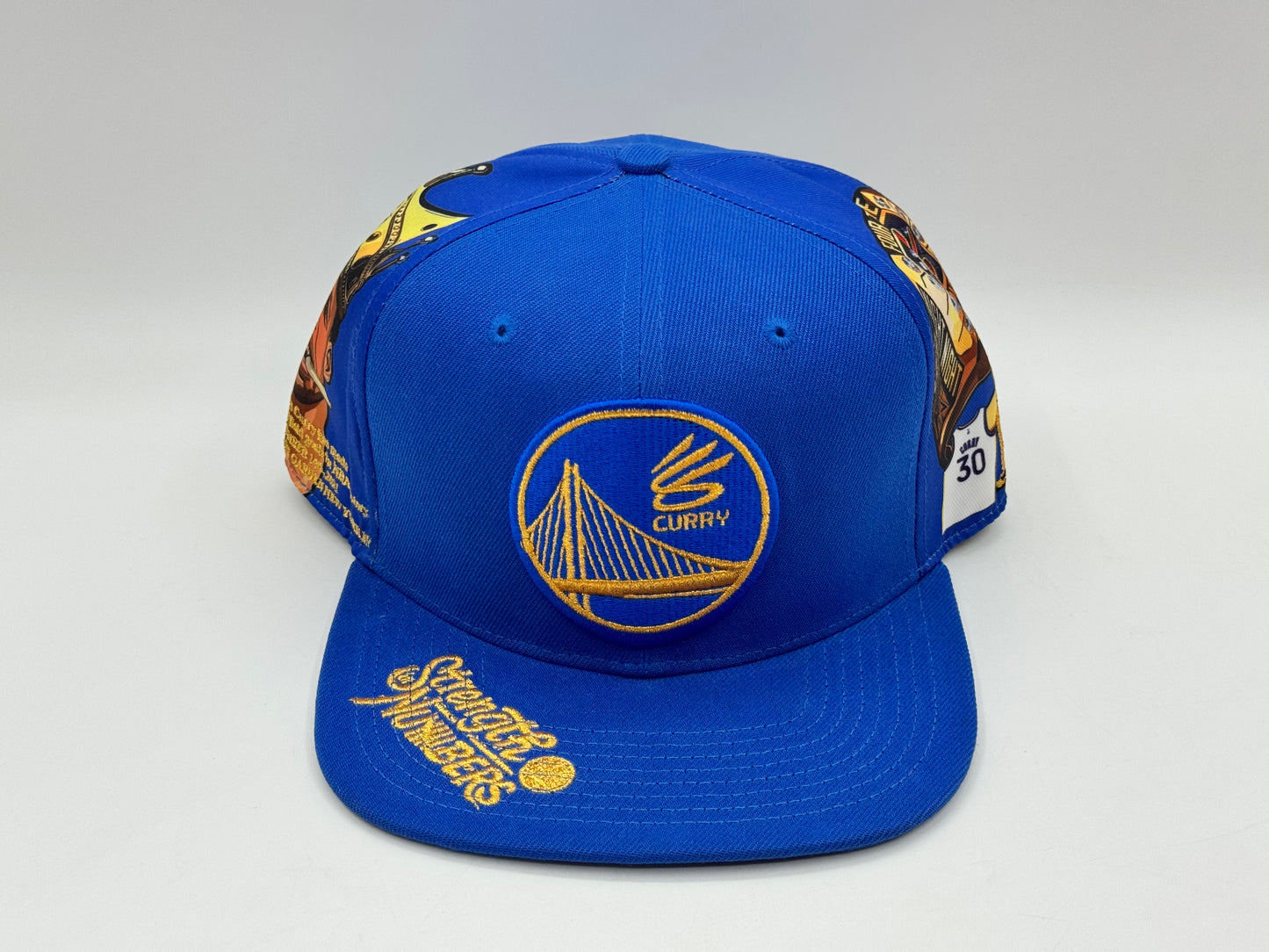 GSW Stephen Curry 2974 Blue by Hats Maniac