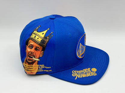 GSW Stephen Curry 2974 Blue by Hats Maniac