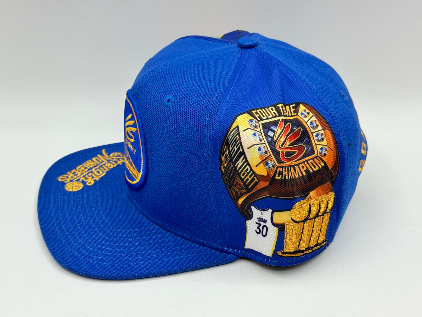 GSW Stephen Curry 2974 Blue by Hats Maniac