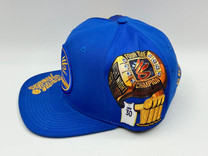GSW Stephen Curry 2974 Blue by Hats Maniac