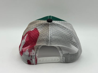 Leaf Patch Trucker Cap (Green/Black/White)