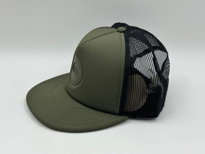 Quiksilver Olive Mesh Trucker Cap