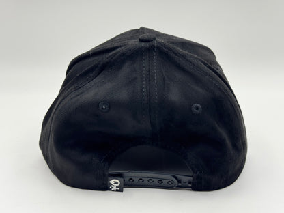 Stealth Black Snapback Cap – Minimal Edition