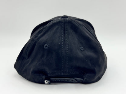 Stealth Black Snapback Cap (Minimal Edition)