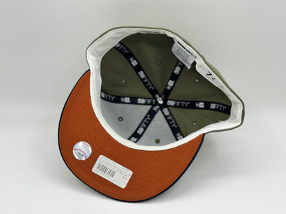 New Era Seattle Mariners 59FIFTY Fitted Cap (Olive/Navy) - SIZE 7 3/4