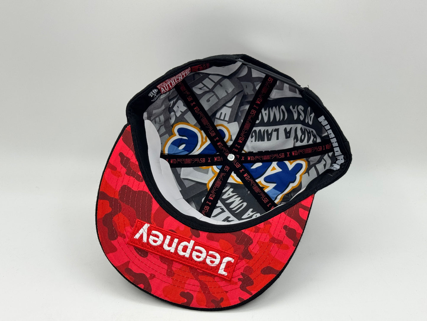 Kite Snapback  (Black/Red) by Suan Brand x WKDY Clothing