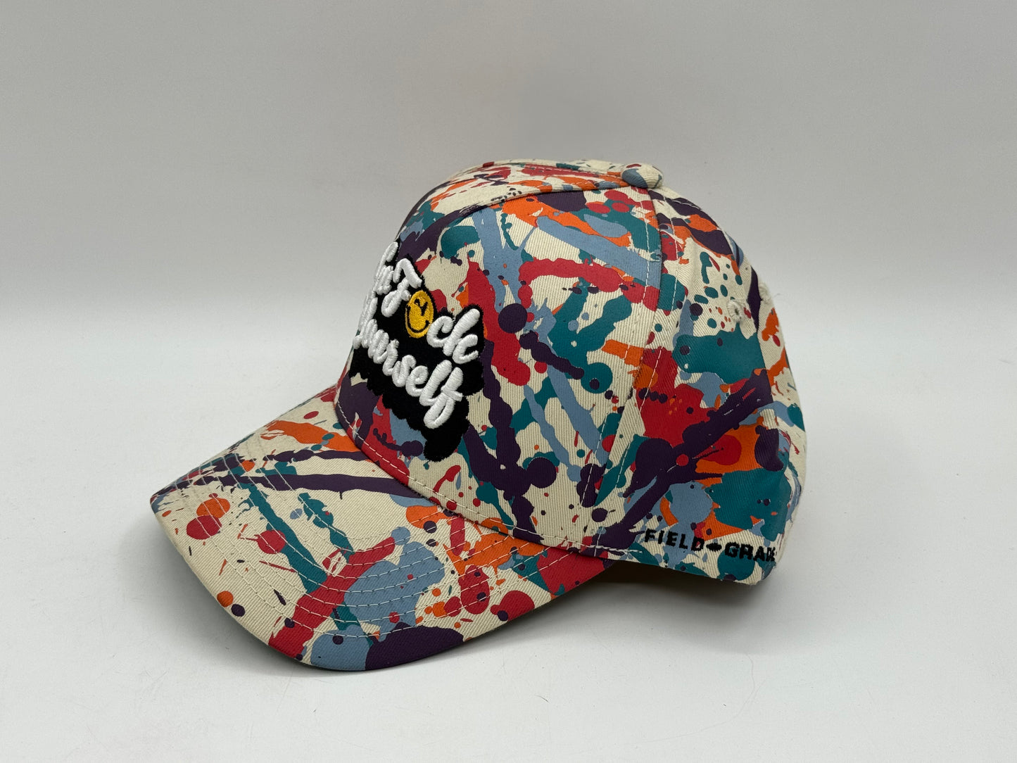 Go Fck Yourself Paint Splatter Snapback Cap