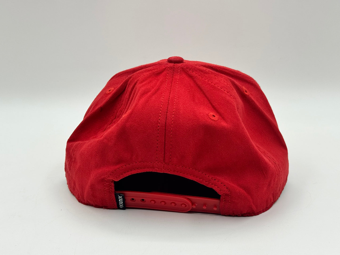 Dragon Embroidered Snapback Cap – Red