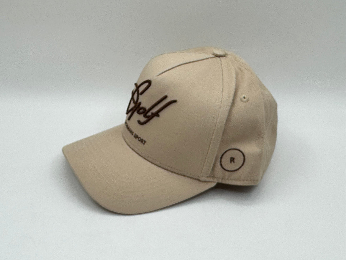 Beige Snapback Cap – “Sport” Edition